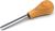 BeaverCraft řezbářské rydlo Palm-Size Straight Rounded Chisel Sweep No9