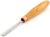 BeaverCraft řezbářské dláto Compact Straight Rounded Chisel Sweep No8