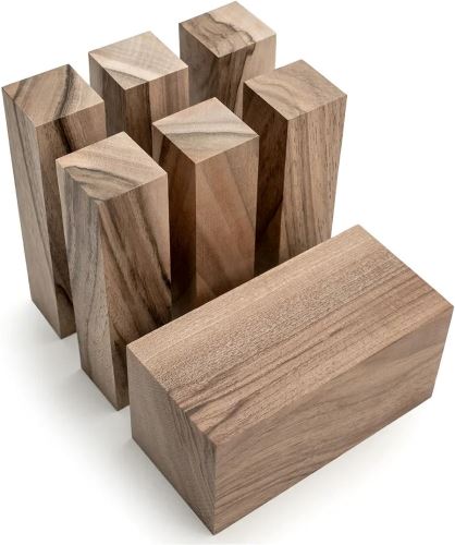 BeaverCraft polotovary Wood Carving Blocks Set 7pcs of Basswood ořech